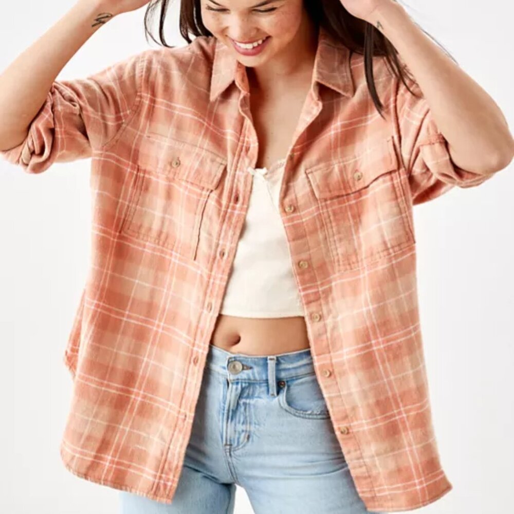 American Eagle Soft Flannel Shirt